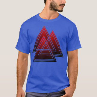 Valknut röd t shirt