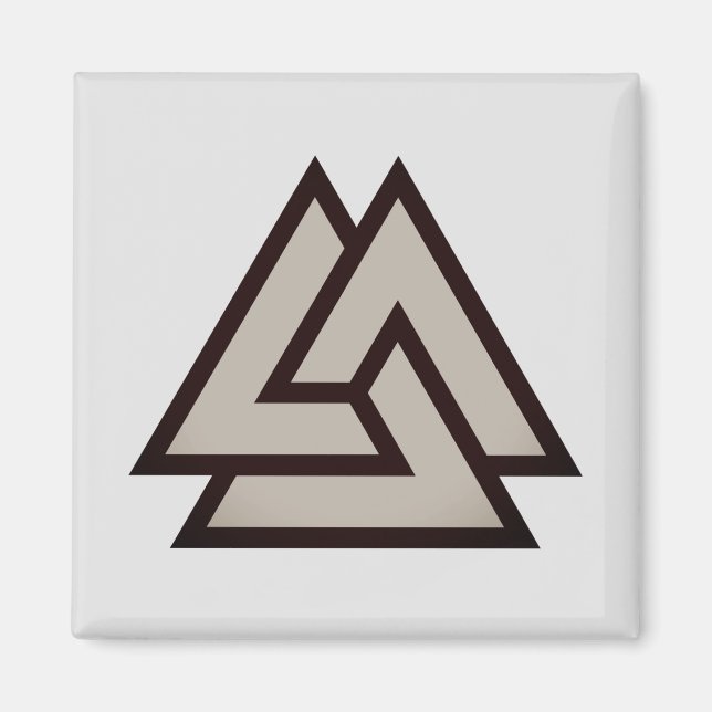 Valknut-symbol Magnet (Framsidan)