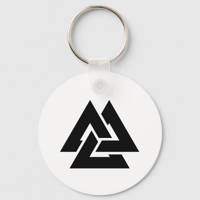 Valknut Symbol triquetra Nyckelring (Framsida)