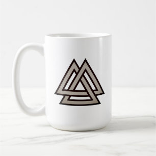 Valknut-symbolvariant Kaffemugg