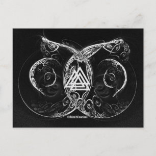 Valknut - Viking höjer Vykort