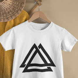Valknut Viking Triangle Art T Shirt