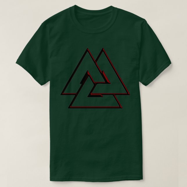 Valknut Vikings T Shirt (Design framsida)