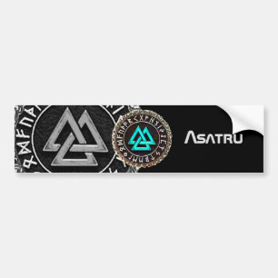 Valknut (Winding) Bumper Sticker Bildekal