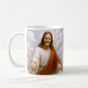 Välkomande Savior Jesus Kaffemugg