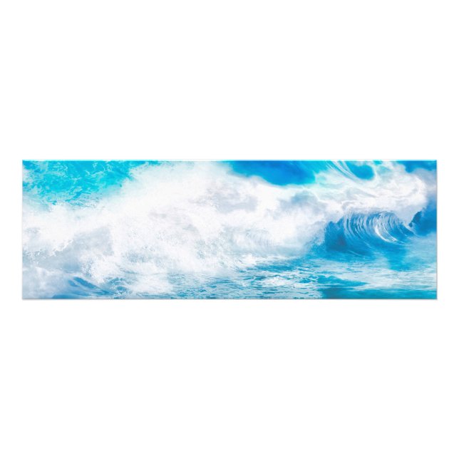 VÄLKOME BLUE VÅGAR FOTOTRYCK (Framsidan)