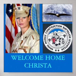 VÄLKOME HOME SOLDIER POSTER