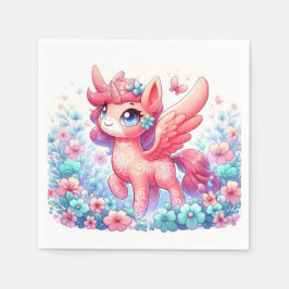 Välkomlig modern babydusch för enhetlig majs pappersservett