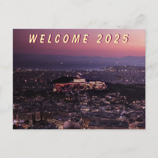 VÄLKOMMEN 2025 HELG VYKORT