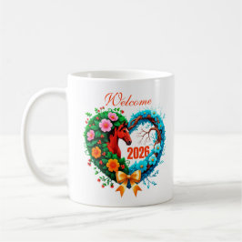 Välkommen 2026 kaffemugg