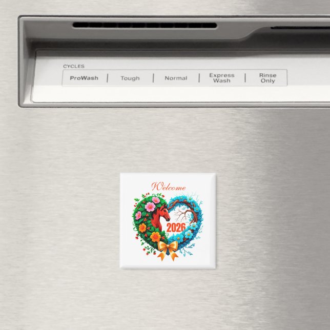 Välkommen 2026 magnet (In Situ (Dishwasher))