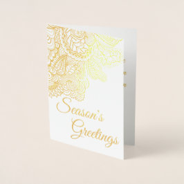 Välkommen! Anpassad 2 Foto Julkort Folierat Kort