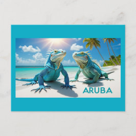 Välkommen Aruba vykort
