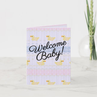 Välkommen Baby Inbjudan