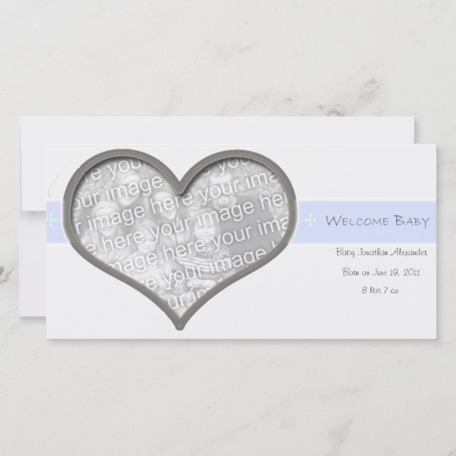 Välkommen Baby Meddelande (Framsida)