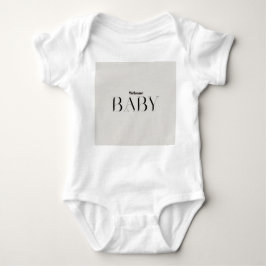 Välkommen Baby | Modern minimalistisk Baby-drädräk T Shirt