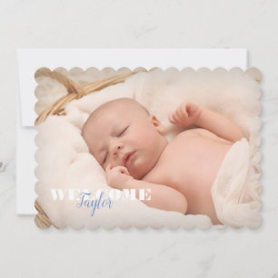 Välkommen Baby Namn fotot ... Nyfödd bebis meddela Meddelande