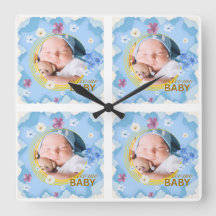 Välkommen Baby Pojke Anpassad Foto Kaffe Mugg