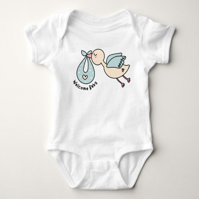 Välkommen baby t shirt (Framsida)