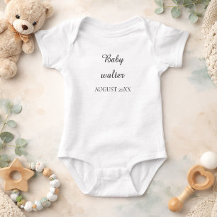 Välkommen Baby Walter Personligt Bebis Tillkännagi T Shirt