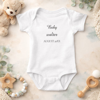 Välkommen Baby Walter Personligt Bebis Tillkännagi T Shirt