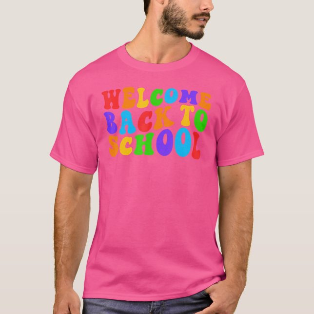 Välkommen Back to school 1:a skoldagen 1 T Shirt (Framsida)