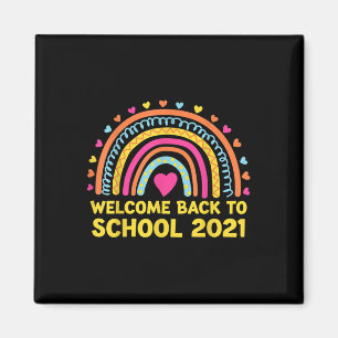 Välkommen Back to school 2021. Funny Teacher Stude Magnet
