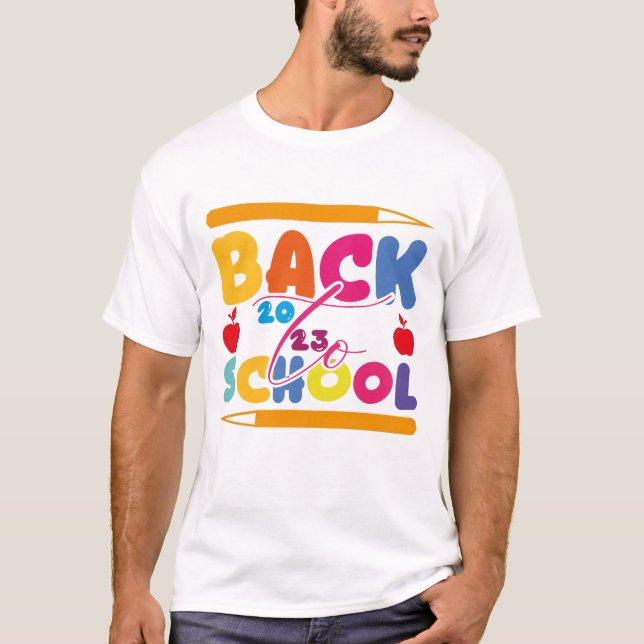 Välkommen Back to school 2023 T Shirt (Framsida)