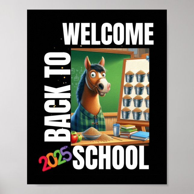 Välkommen Back to school 2025-märket Poster (Framsidan)