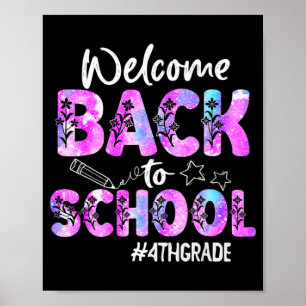 Välkommen Back to school 4:e Klass Back to school Poster