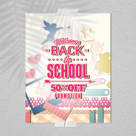 Välkommen Back to school 50 % rabatt på befordring Reklamblad