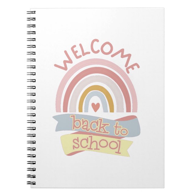 Välkommen back to school anteckningsbok (Framsidan)