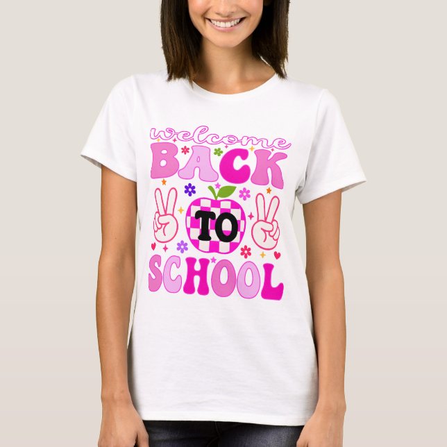 Välkommen Back to school, Back to school T Shirt (Framsida)