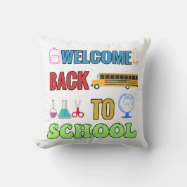 Välkommen Back to school | Bästa gåva till student Kudde
