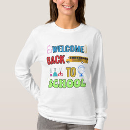 Välkommen Back to school | Bästa gåva till student T Shirt
