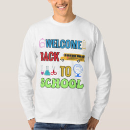 Välkommen Back to school | Bästa gåva till student T Shirt