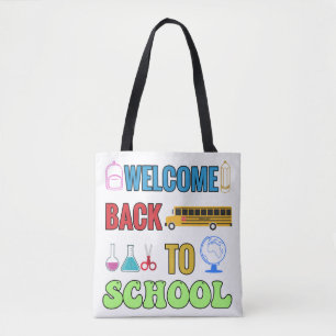 Välkommen Back to school   Bästa gåva till student Tygkasse