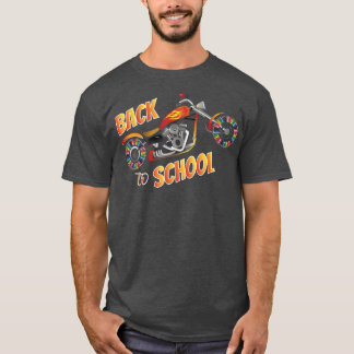 Välkommen Back to school, Biker, motorcykel T Shirt