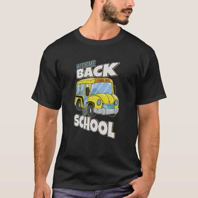 Välkommen Back to school Buss-drivrutin 1 T Shirt (Framsida)