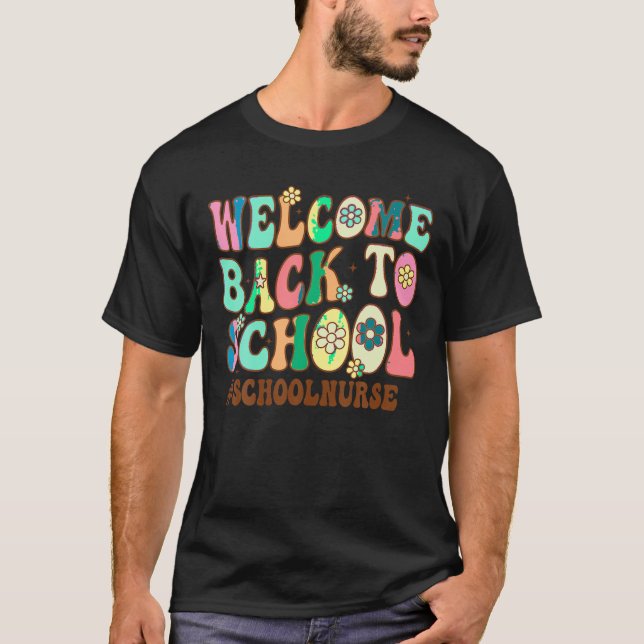 Välkommen Back to school, första skoldagen G T Shirt (Framsida)