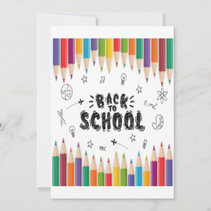 Välkommen Back to school, första skoldagen Tack Kort