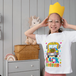 Välkommen Back to school Funny Outfit School Buss T Shirt