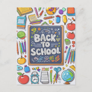 Välkommen back to school! helg vykort