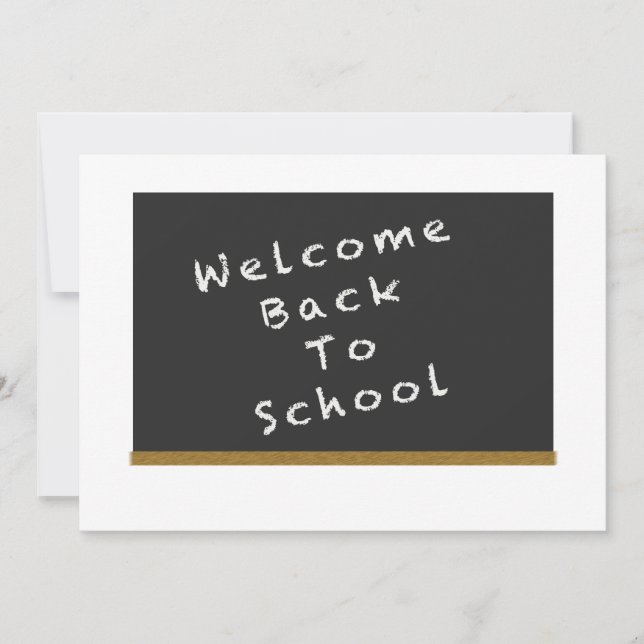 Välkommen Back to school inbjudningar (Framsida)
