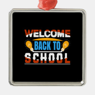 Välkommen Back to school Julgransprydnad Metall