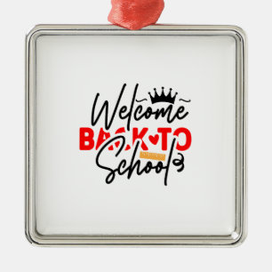 Välkommen Back to school Julgransprydnad Metall