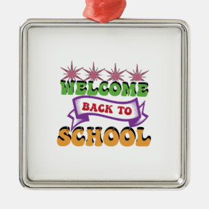 Välkommen Back to school Julgransprydnad Metall