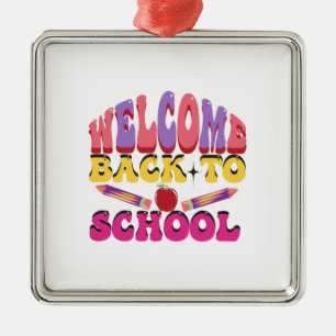 Välkommen Back to school Julgransprydnad Metall