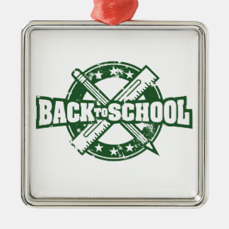 Välkommen back to school julgransprydnad metall