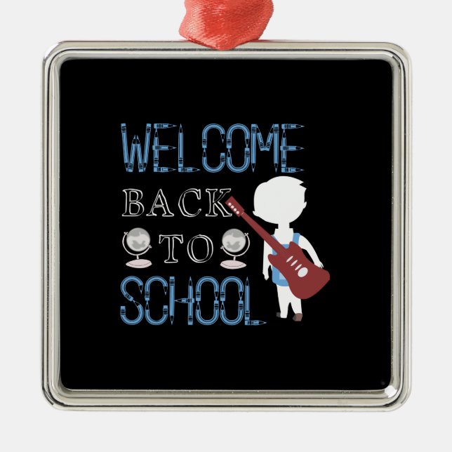Välkommen Back to school Julgransprydnad Metall (Framsidan)